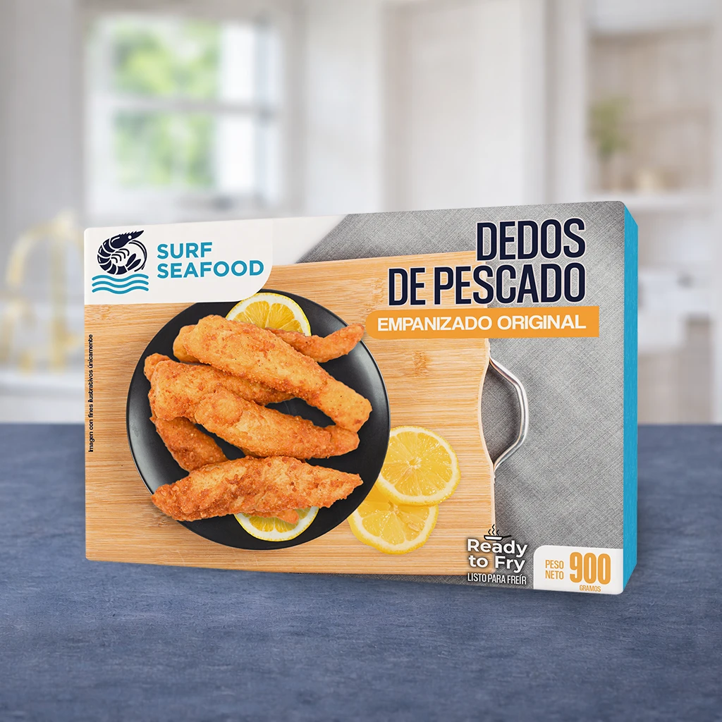 Dedos de pescado empanizado original 900g
